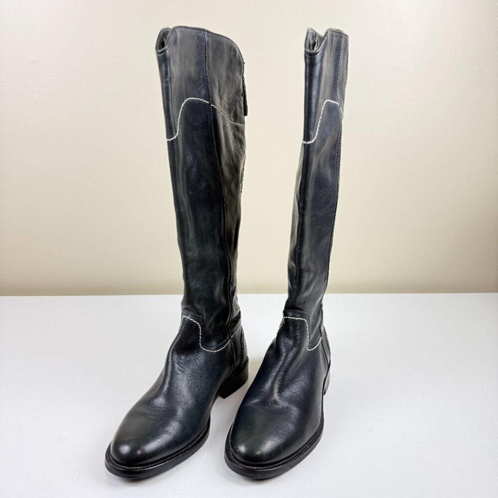 EUC Boden Tall Black Leather Riding Boots